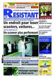 Le Journal Le Résistant - 22 septembre 2018