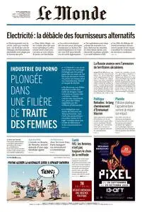 Le Monde du Jeudi 29 Septembre 2022