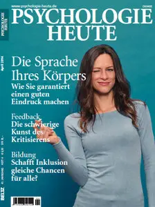 Psychologie Heute Magazin April No 04 2014