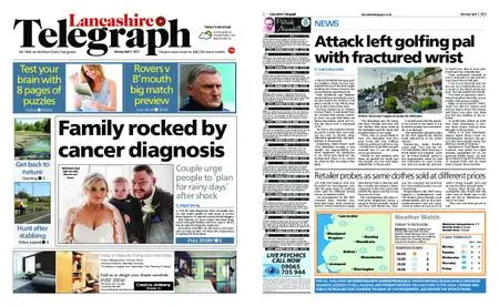 Lancashire Telegraph (Burnley, Pendle, Rossendale) – April 05, 2021