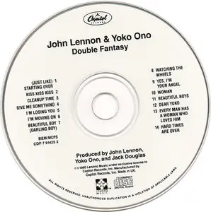 John Lennon & Yoko Ono - Double Fantasy [Original CD Release 1989 - Capitol Records]