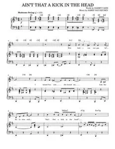 Ain't That A Kick In The Head - Dean Martin (Piano Vocal)