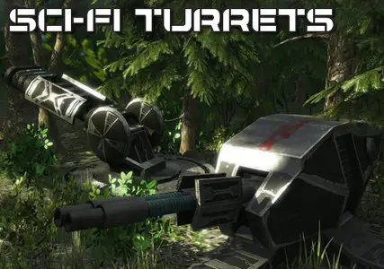 Sci-Fi Turrets model pack