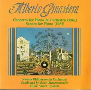 Alberto Ginastera - Piano Sonata Nº1 - Piano Concerto Nº1 - Hilde Somer - Vienna Philarmonia - Ernst Maerzendorfer