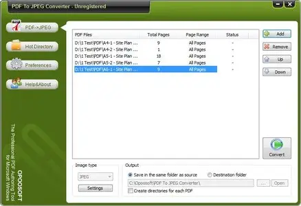 OpooSoft PDF To JPEG Converter 6.7