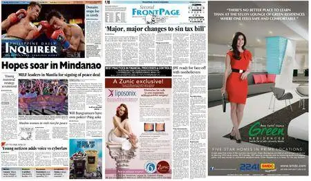 Philippine Daily Inquirer – October 15, 2012