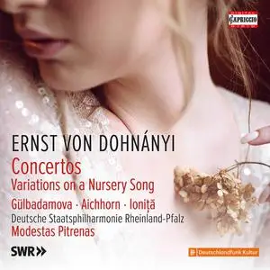 Modestas Pitrėnas, Deutsche Staatsphilharmonie Rheinland-Pfalz - Dohnányi: Concertos; Variations on a Nursery Song (2022)