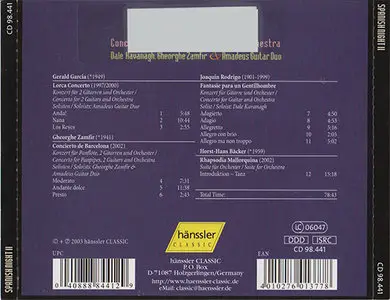 Amadeus Guitar Duo with Gheorghe Zamfir -  Spanish Night II: Concertos for Panpipes, Guitars & Orchestra (2003)