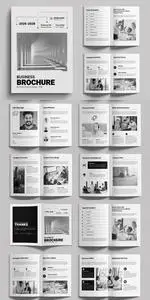Business Brochure Design Template CULMNUC