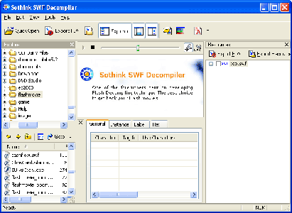 Sothink SWF Decompiler ver. 3.3