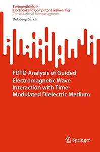 FDTD Analysis of Guided Electromagnetic Wave Interaction with Time-Modulated Dielectric Medium