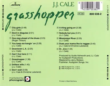 J.J. Cale - Grasshopper (1982)