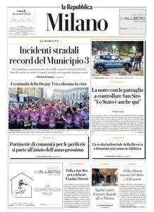 la Repubblica Milano - 16 Ottobre 2023