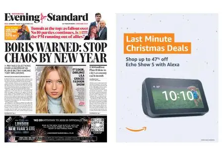 London Evening Standard – December 10, 2021