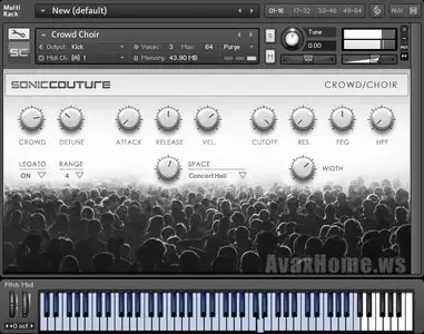 SonicCouture Crowd Choir MULTiFORMAT DVDR
