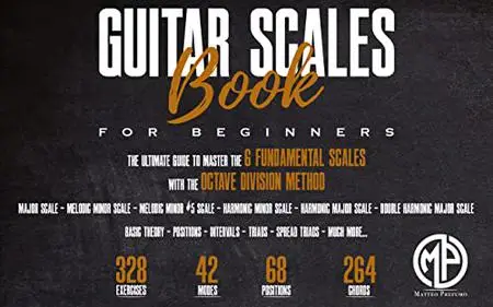 Guitar Scales Book For Beginners: The Ultimate Guide To Master the 6 Fundamental Scales With The Octave Division Method