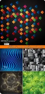 Abstract vector background set 056