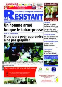 Le Journal Le Résistant - 21 septembre 2019