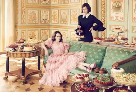 Downton Abbey Role Reversal by Jason Bell for Harper’s Bazaar US September 2019