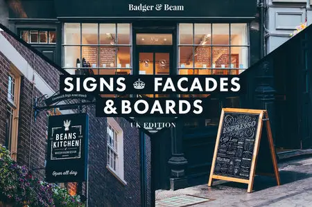 CreativeMarket - Signs & Facades Mockups (UK edition)