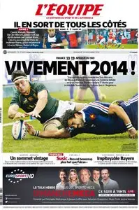 L'Equipe du Dimanche 24 Novembre 2013