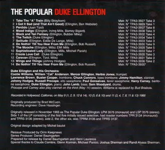 Duke Ellington - The Popular Duke Ellington (1966) (Remastered 2002)