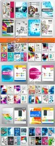 Brochure and flyer template vector 7