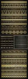 Vintage Golden Borders Vector 2