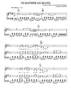 I'd Rather Go Blind - Etta James (Piano-Vocal-Guitar)