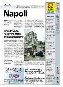 la Repubblica Napoli - 5 Agosto 2018