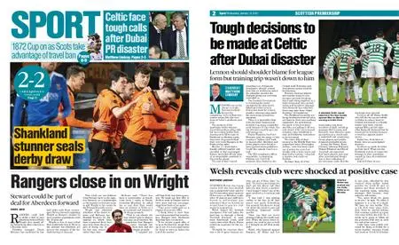 The Herald Sport (Scotland) – January 13, 2021