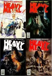 Heavy Metal Magazine, 1993 (Vol.17 №01-05, Vol.18 №05 + specials: War Machine, Software