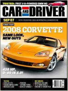 Car & Driver septemver 2007