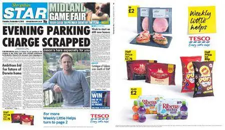 Shropshire Star Shrewsbury Edition – September 06, 2018