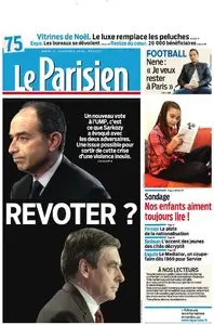Le Parisien + Cahier Paris du Mardi 27 Novembre 2012