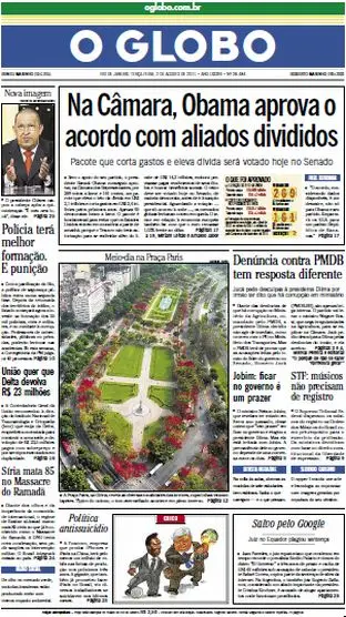 Jornal O Globo - 2 de julho de 2011