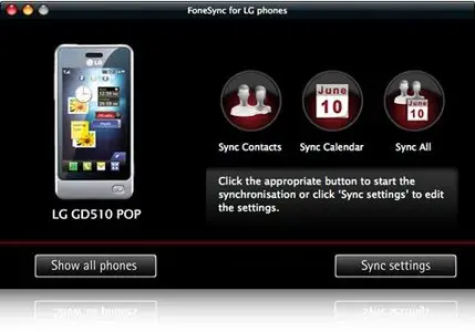 Nova media FoneSync for LG phones 1.0.7