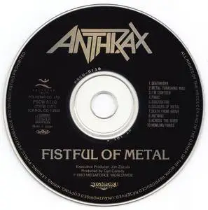 Anthrax - Fistful Of Metal (1983) [1992, Polystar PSCW-5110, Japan]