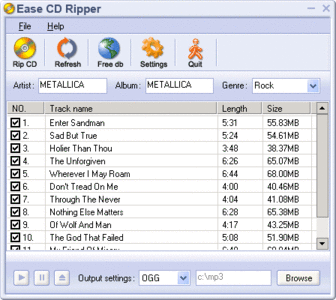 Ease CD Ripper 1.60