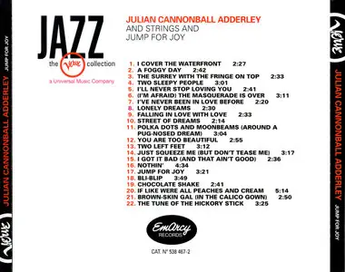 Cannonball Adderley - With Strings and Jump for Joy (1995)