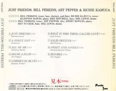 Bill Perkins & Art Pepper - Just Friends (1956) {Pacific Jazz Japan TOCJ-5427 rel 1992}