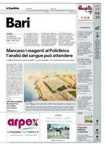 la Repubblica Bari - 19 Aprile 2018