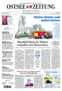 Ostsee Zeitung Rostock - 17. April 2019