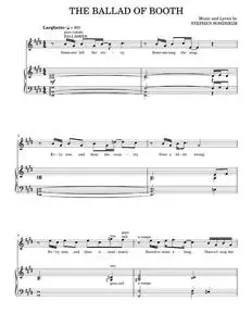 The Ballad Of Booth (Part I) - Assassins Musical, Stephen Sondheim (Piano Vocal)