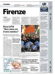 la Repubblica Firenze - 17 Dicembre 2017