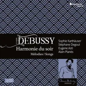 Alain Planès, Eugene Asti, Sophie Karthäuser & Stéphane Degout - Debussy: Harmonie du soir, mélodies & songs (2018) [24/06]