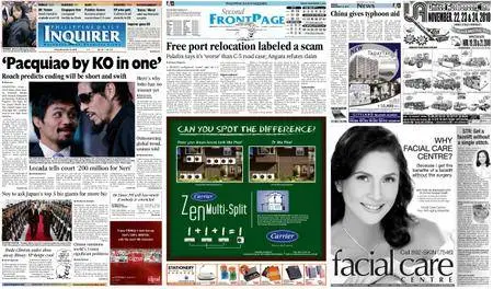Philippine Daily Inquirer – November 12, 2010
