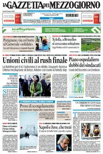 La Gazzetta del Mezzogiorno - 25.01.2016