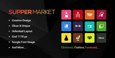 ThemeForest - Supermarket v1.0 - PSD Templates - 18049322