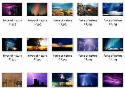 Forces of Nature Wallpaper 2008 pack